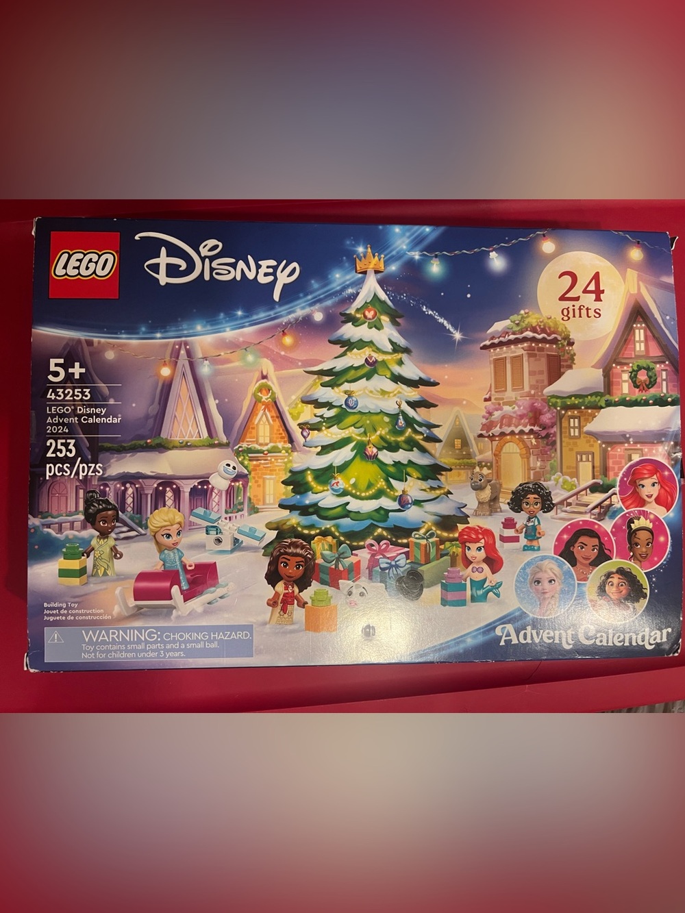 2024 NEW LEGO DISNEY PRINCESS 24 GIFTS ADVENT CALENDAR SET 43253
